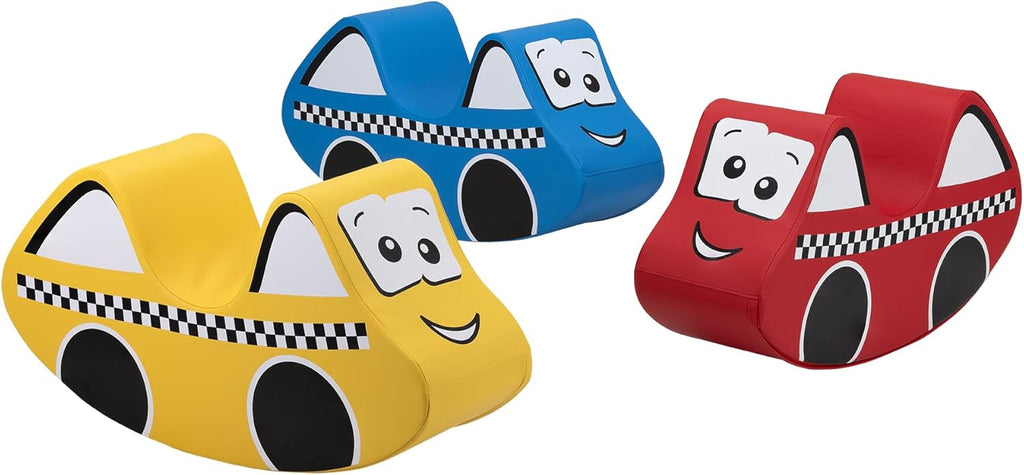 Sprogs Children's Soft Vehicle Rocker – Engaging, Fun and Cozy Playtime for Daycare, Preschool, and Home