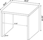 Coaster Home Furnishings Knapp Engineered Wood Square Side End Table Black