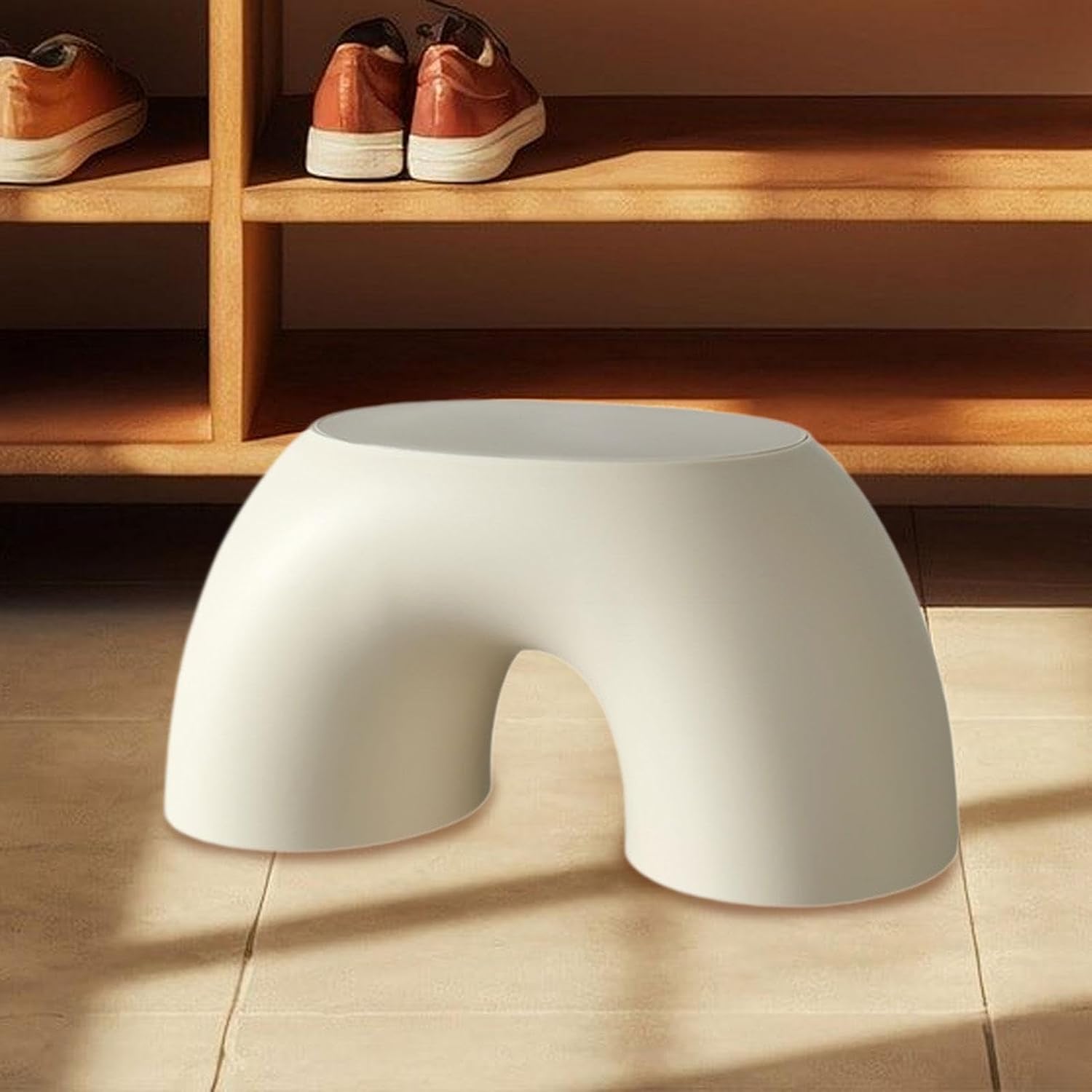 Stool Footrest Ottoman Nonslip Small Stool for Playroom Indoor Home