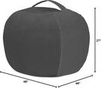 Posh Stuffable Kids Stuffed Animal Storage Bean Bag Chair Cover - Childrens Toy Organizer, X-Large 48" - Heather Gray