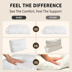 1 Pack Couch Back Cushion Replacement, 26 x 19 x 6 Inch | Odorless Resilient Foam Fill, Quick Rebound & Resists Clumping, Supportive Sofa Backrest Insert for Loveseats & Sectionals