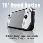 Skull & Co. GripCase Ally for ROG Ally (2023 Model): A Soft Protective Case with Textured Grips Full Protection and Stand, Shock-Absorption Non-Slip and Anti-Scratch Cover Design - Black