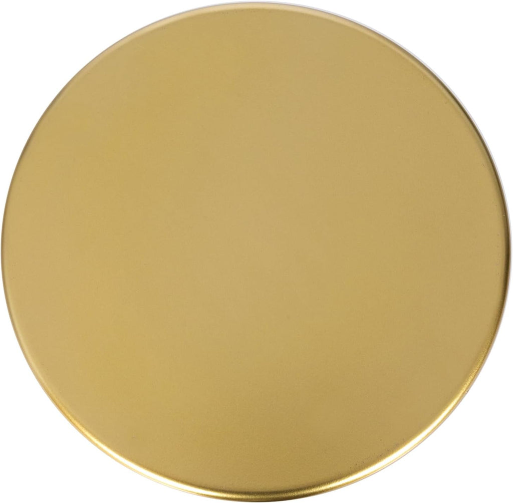 Homebeez Modern Nesting Tables Set of 2, Round Metal End Table, Accent Side Tables for Living Room & Bedroom, No Assembly Nightstands, Gold