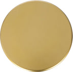 Homebeez Modern Nesting Tables Set of 2, Round Metal End Table, Accent Side Tables for Living Room & Bedroom, No Assembly Nightstands, Gold