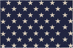 Patriotic Star Doormat Blue 4th of July Memorial Day Independence Day Decorative Front Door Mat Decor Neutral Farmhouse Floor Mats for Entryway Indoor Outdoor Outside Entrance, 32x20 Inch