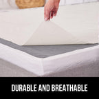 GORILLA GRIP Non Slip Mattress Gripper, Prevents Mattresses from Sliding and Holds Bed in Place, Pad Grips Beds, Sofa, Couch, Chair Cushions and Helps Keep Topper from Slipping, Easy Trim Pads, Queen