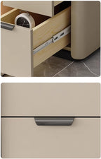 Versatile Floor Sofa Sideboard Light Luxury Premium Sense Solid Wood Super Narrow Small Folder Side Cabinet Table(B)