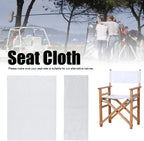 Directors Chair Replacement Seat and Back - Cotton Canvas, Movie Chair Replacement (20.5 x 16.5in)