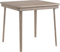 Stakmore Classic Straight Edge Square Folding Card Table 32x32 - No Assembly Wooden Foldable Card Table, Bridge, Board Game, Steel Mechanism, Folding Legs, Space-Saving, Driftwood Frame