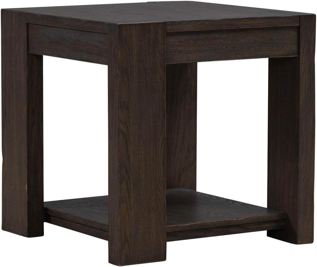Liberty Furniture Lennox Hill Living Room End Table - Bark