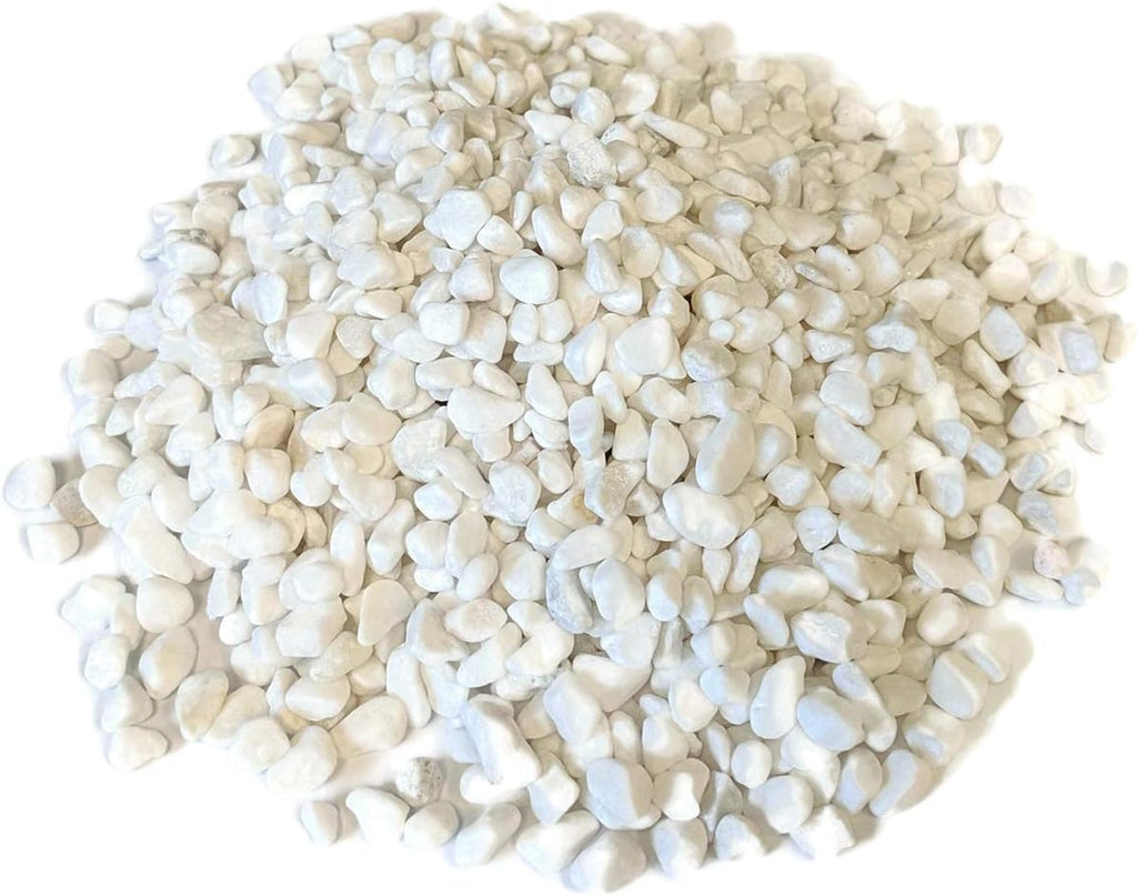 Midwest Hearth Decorative White Bean Pebbles 1/5" Size (10-lb Bag)