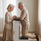 Church Prayer Bench Kneeler Wooden Prayer Kneeler with Book Shelf Prayer Table at Home with Cushion Pad Meditation Stool Kneeling Stool for Church Family(White)