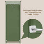 Yaheetech Bathroom Storage Cabinet, Narrow Side Storage Organizer with 4 Drawers, Slim Free-Standing Floor Cabinet for Bathroom/Hallway/Living Room, Green