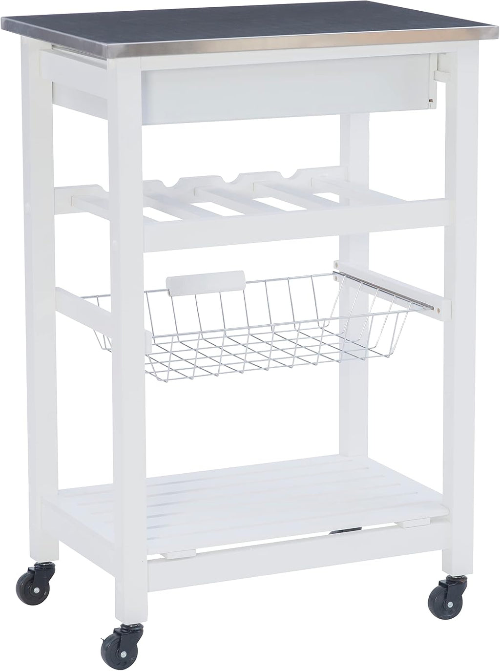 Linon Home Décor Kitchen Cart White