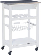 Linon Home Décor Kitchen Cart White