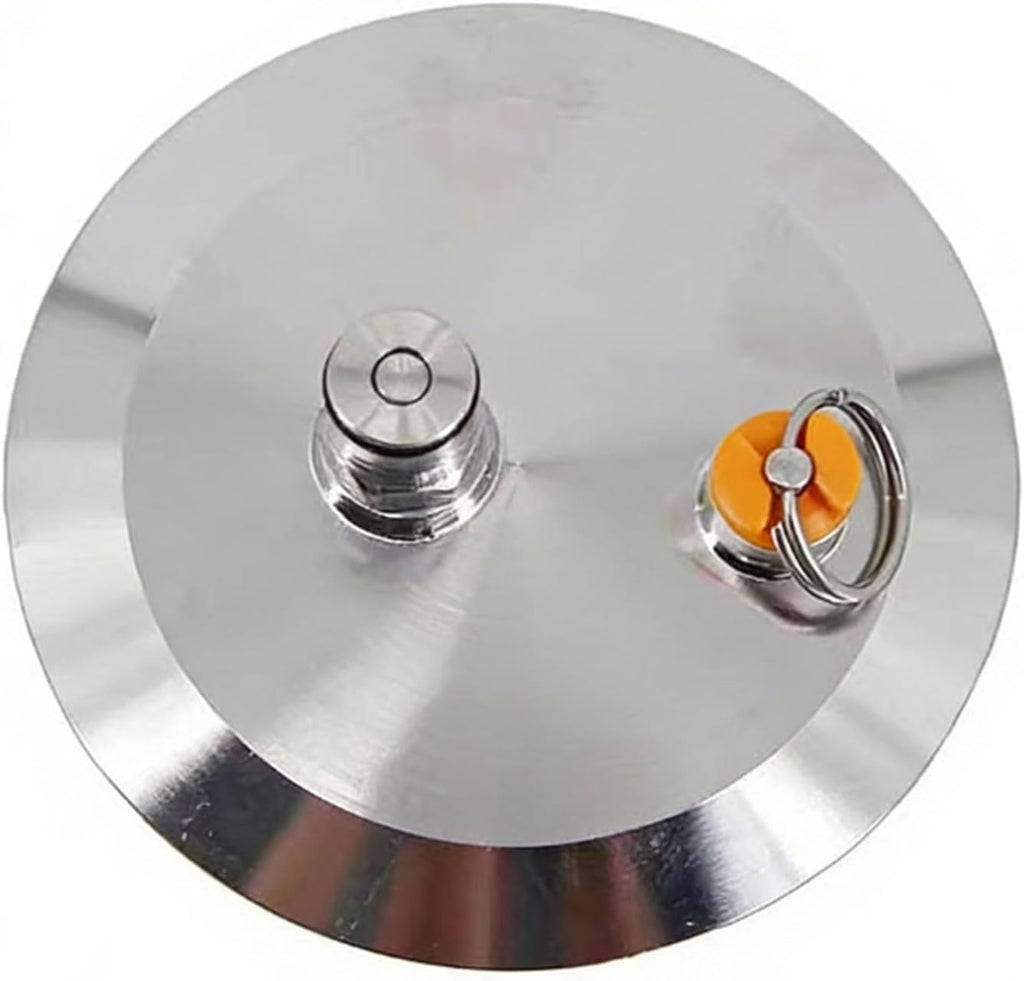 Stainless Steel Triples Clamps End Cap with Ball Post Dry Hoppers Accessories Brewing Equipment Supplies