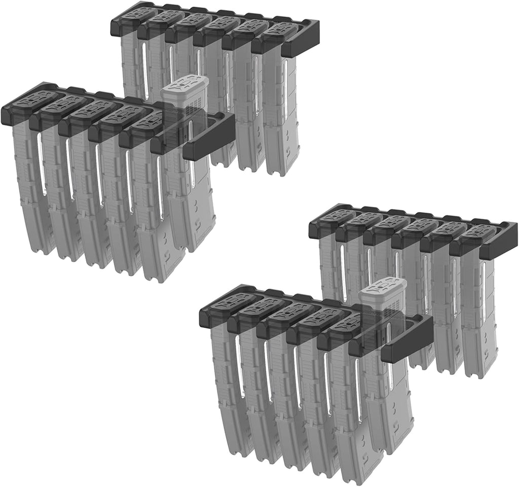 LULACOOL PMAG Wall Mount,AR Mag Holder, Mag Storage Rack for Amend 2, Hexmags, MFTmags,Magazine Display for PMAG 30 Round 5.56 223