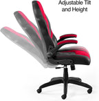 Emerge Vortex Gaming Chair, Ergonomic, Adjustable Height, Swivel, Black