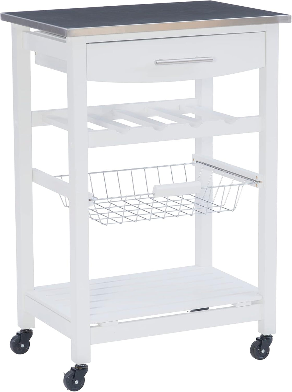 Linon Home Décor Kitchen Cart White