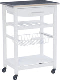 Linon Home Décor Kitchen Cart White