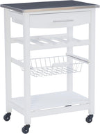 Linon Home Décor Kitchen Cart White
