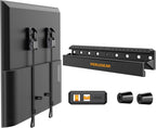 Perlegear No Drill TV Wall Mount for Most 24-65 Inch TVs up to 100 lbs, Studless TV Mount, Drywall TV Bracket with Max VESA 400x400mm, No Stud, Easy Install, Low Profile, PGMT7