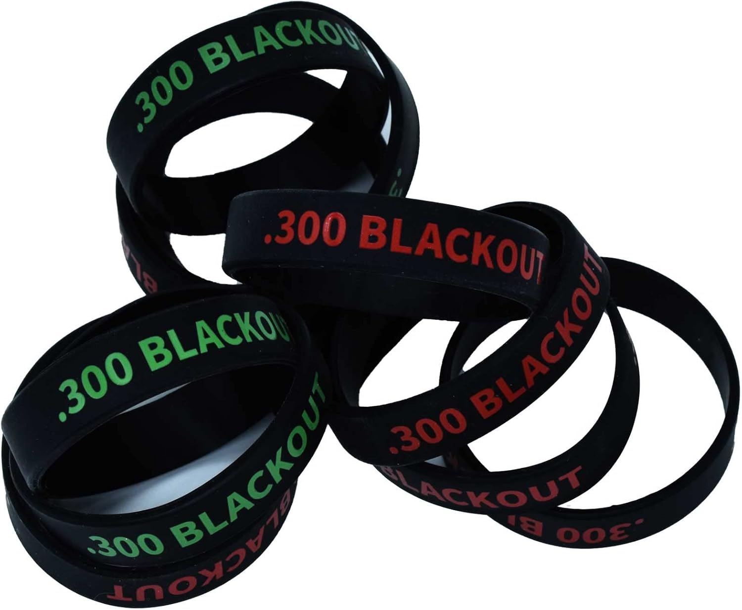 12 Pack Miaozhun .300 Blackout Magazine Marking Bands 300 BLK Magazine Caliber Identification