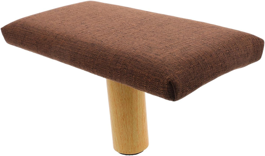 IMIKEYA Ergonomic Bench with Stable Support and Cotton Cloth Cushion, Wooden Posture Bench for Home and Office Use, Comfortable and Prayer Stool with Unique Aesthetic Design