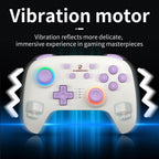 RG P01 Wireless Gaming Controller Compatible with Switch Game Controllers RG P01 2.5G Controller Gamepad for Bluetooth/PC/Steam/iOS/Android/Switch Hall Effect RGB Lights [android,ios,nintendo_switch,windows]