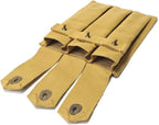 US WW2 Thompson 3 Cell Magazine Pouch Marked JT&L 1942 Khaki