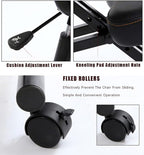Kneeling Chair with Adjustable Back rt and Roller for Improved, Comfortable for Home and Office Use (E)