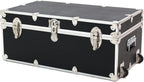 Rhino Trunk & Case Large Essential Trunk With Wheels 32”x18”x14”, 1000+ lbs Capacity - Many Colors. Strong, USA Made Summer Camp Footlocker, and Secure College Dorm Storage Chest