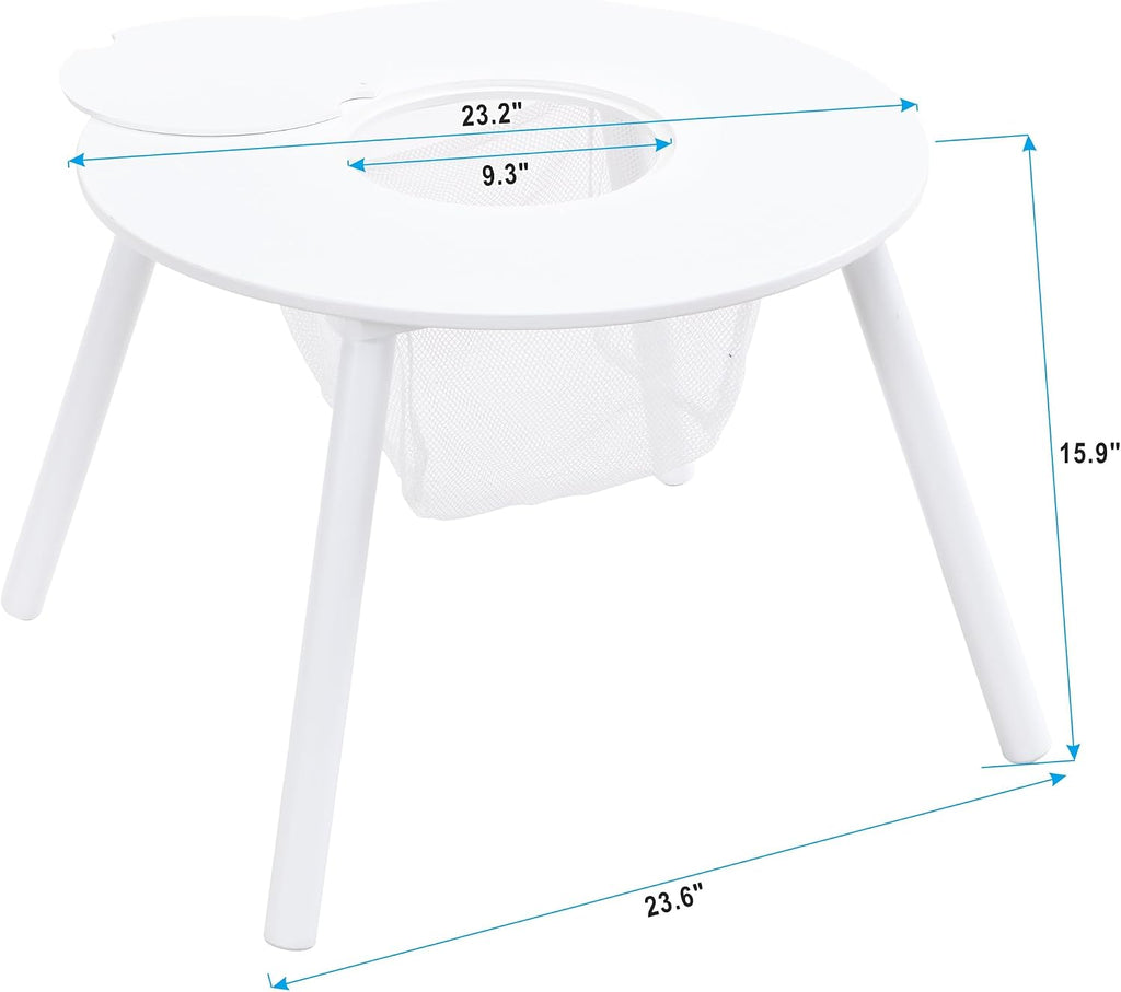 Panel Table with 4 Chairs