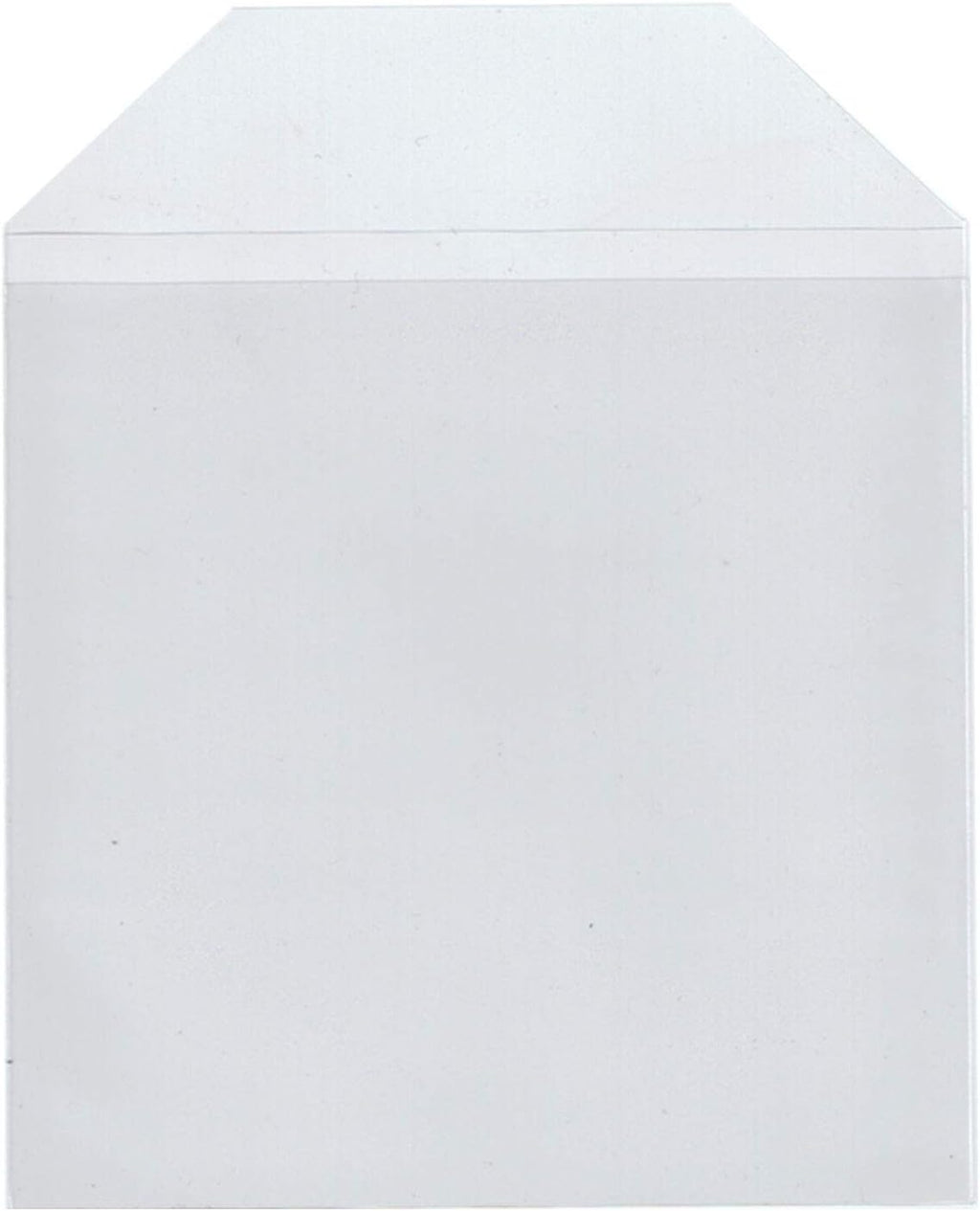 Maxtek 1,000 Pieces Clear Transparent CPP Plastic CD DVD Sleeves Envelope Holder, 100 Micron Thickness.