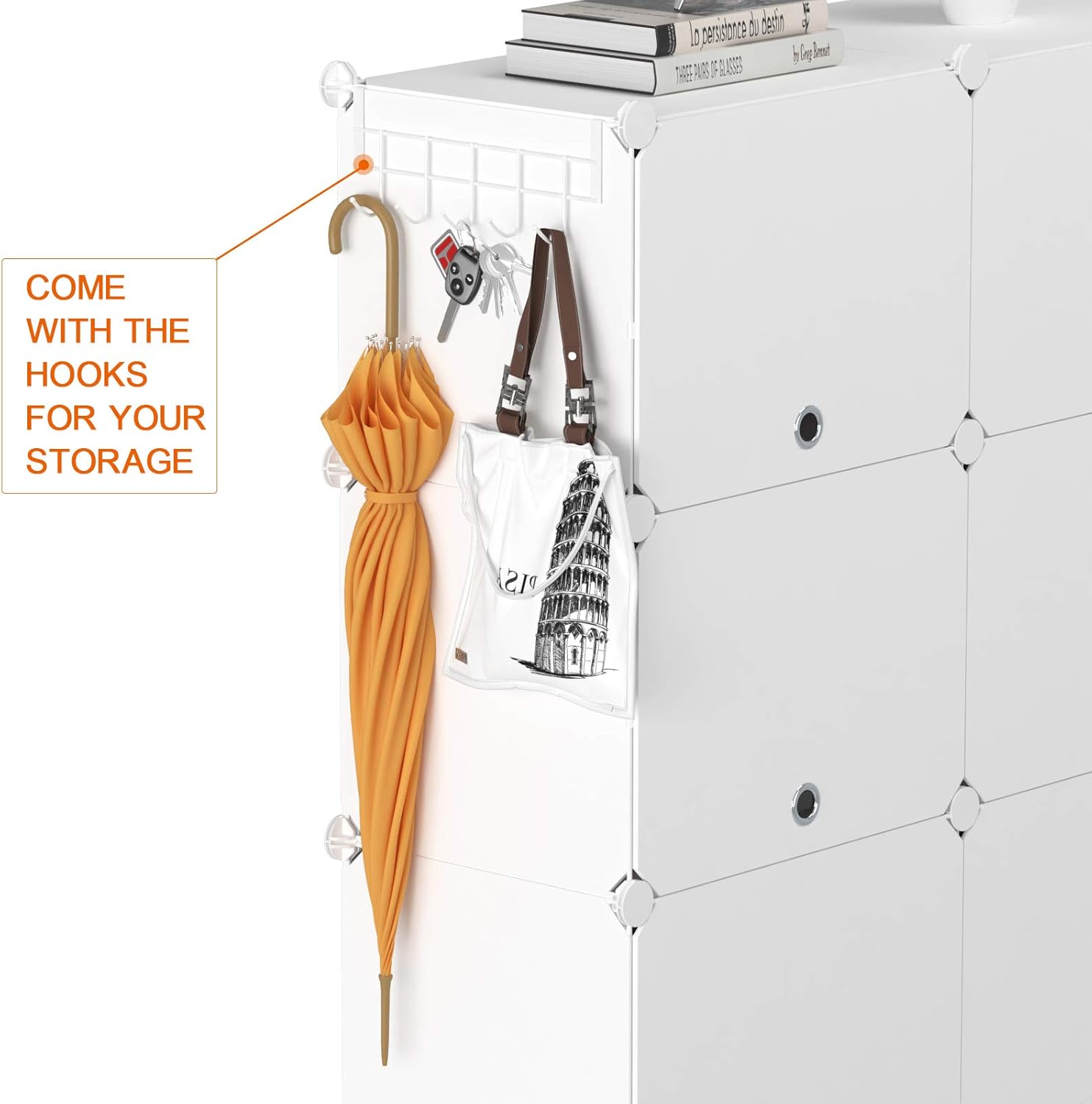 HOMIDEC Shoe Rack, 6 Tier Shoe Storage Cabinet 24 Pair Plastic Shoe Shelves Organizer for Closet Hallway Bedroom Entryway