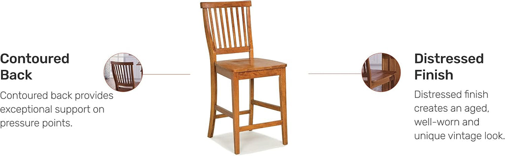 Homestyles Americana Brown Counter Stool