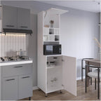 Kitchen Pantry, 2 Doors, 4 Legs, 8 Shelves ﻿,for Kitchen