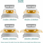 Orange Yellow Bed Runners for Queen Size Beds, Decorative Bed Throws for Foot of Beds, Luxury Bedding Protector Slipcover Abstract Modern Smear Art Geometric Paint Bedrunners & Scarves, 94"x20"