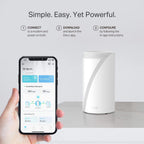 TP-Link Deco 7 Elite BE85 Tri-Band WiFi 7 BE22000 Whole Home Mesh System- 2-Stream 22 Gbps, 2X 10G + 2X 2.5G Ports Wired Backhaul, 8X High-Gain Antennas, VPN, AI-Roaming, HomeShield (1-Pack)
