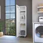 Modern Storage Cabinet, Tall Narrow Locker for Launday Living Room Hallway,for Kitchen Home