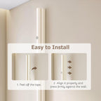 H 80 85 90 95 in Foldable Sliding Door Without Drilling, Trackless Collapsible Door for Bathroom/Kitchen, Honeycomb Accordion Door, Insulated from Cold or Hot Air(White,60x95in)
