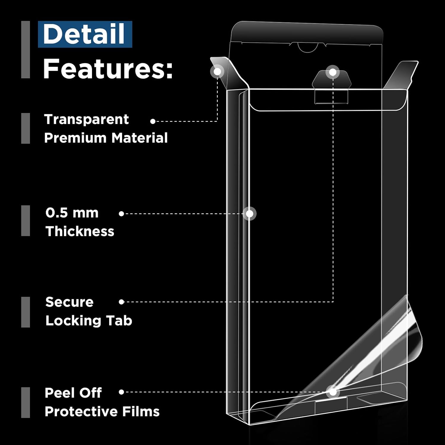 VHS Tapes Protector - Premium VHS Cassette Tape Storage & Protector, Durable VHS Protectors for Home & Kitchen Media Storage - (Ultimate 10 Packs)