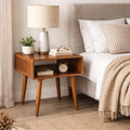 Boraam Alborg End Table - Rich Walnut Finish