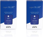 Capri Blue Pura Smart Home Plug-in Diffuser Refills – Includes 2 Capri Blue Pura Refills for Plug In Diffusers for Home - Long Lasting Luxury Scents - Volcano (Pack of 2)