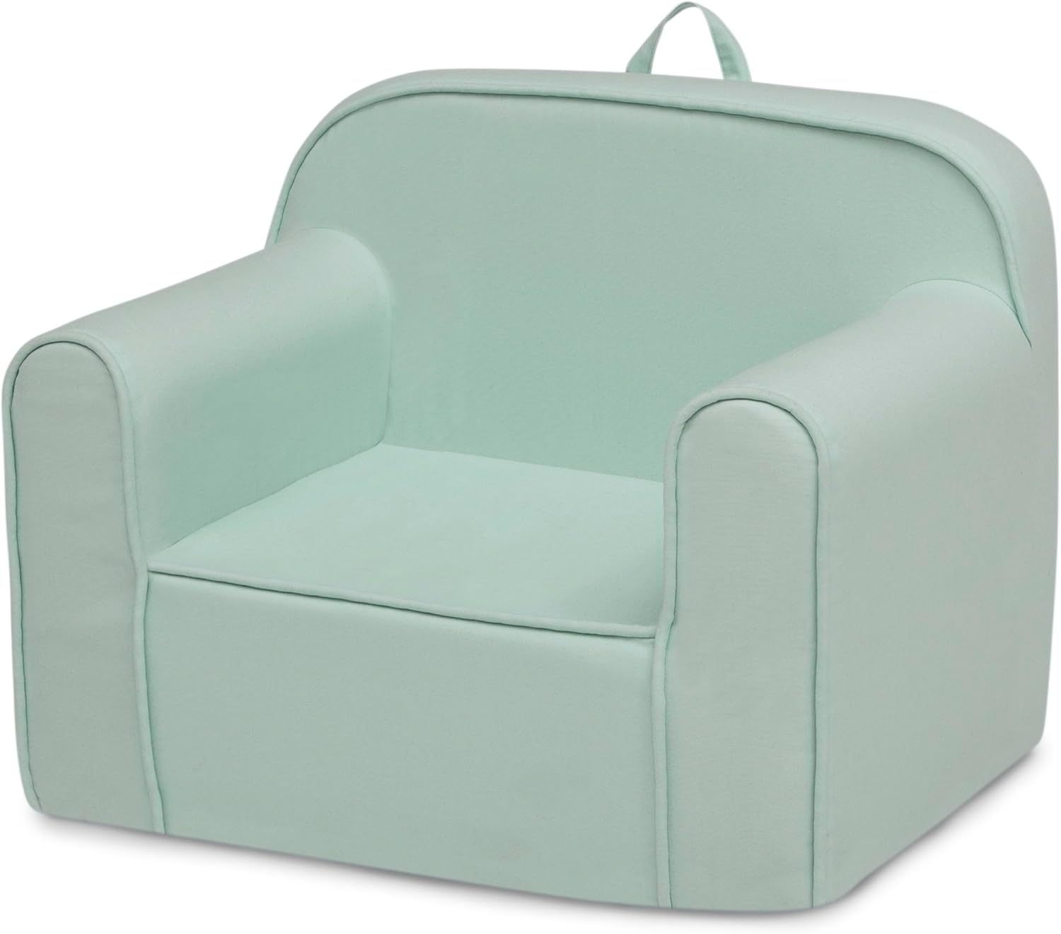 Delta Children Cozee Chair -Foam Kids Chair for Ages 18 Months and Up, Sage