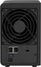 Synology DS225+ Private Cloud Media Server - Stream, Back Up Photos & Share Files, Intel CPU for Hardware Transcoding (2-Bay Diskless NAS)