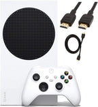 2021 Microsoft Series S 512 GB All-Digital Console (Disc-Free Gaming) with HDMI Cable Controller Bundle | White | Include：Xbox Wireless Controller White, Xbox Series S Console (Renewed)