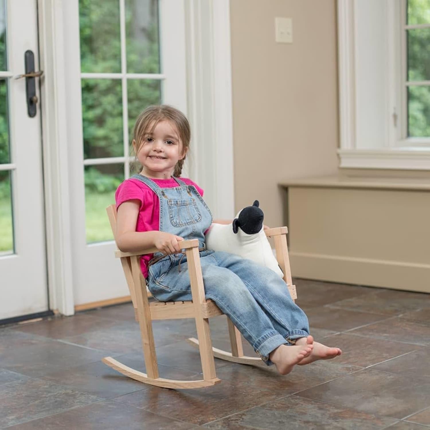 Lehman's Eli & Mattie Amish Handcrafted Little Child Wooden Rocking Chair