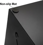 Okllen Metal Umbrella Holder, Square Umbrella Stand Rack for Entryway, 6.3" x 6.3" x 16.5", Black