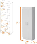 Maximized Kitchen Storage: Dawson Pantry Cabinet with 5-Shelf Design